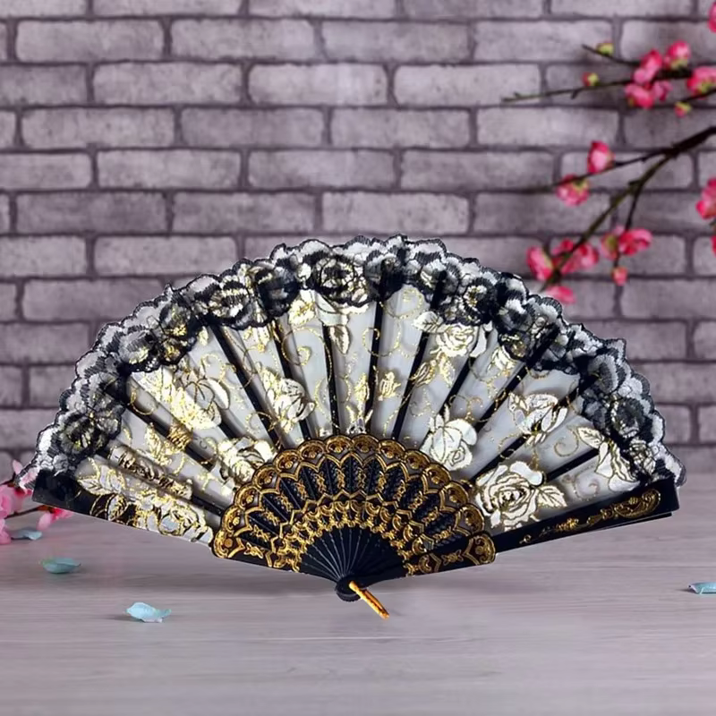 Rose Bloem Kant gérant chinois Stijl Dance