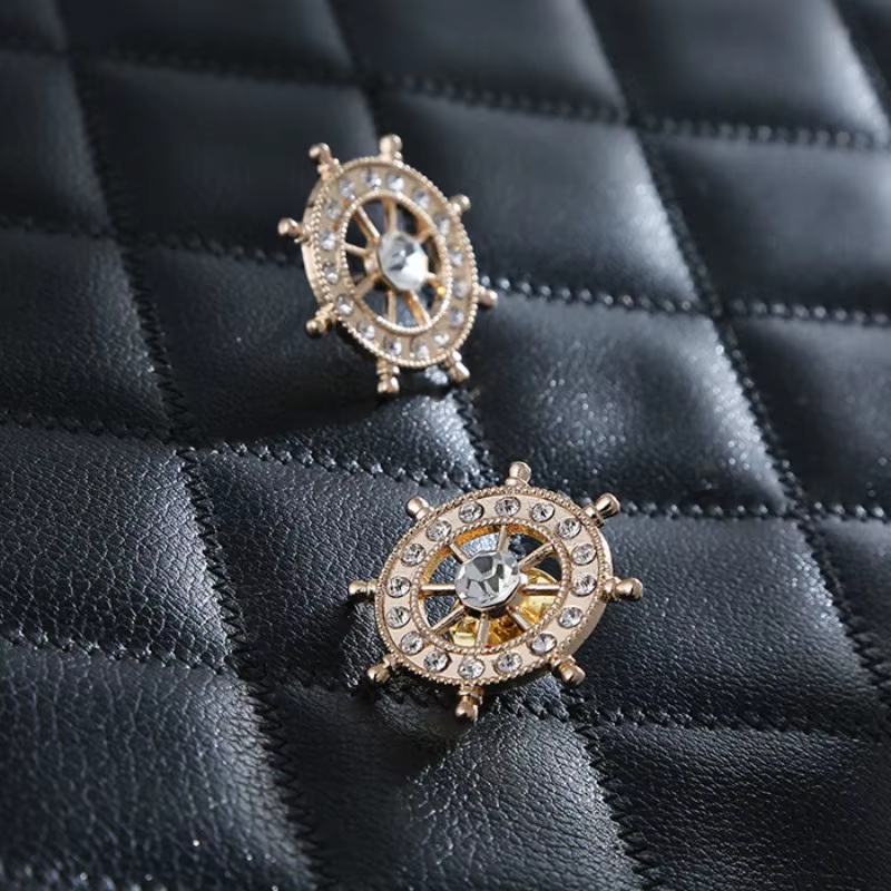 Broche de gouvernail style marine en alliage