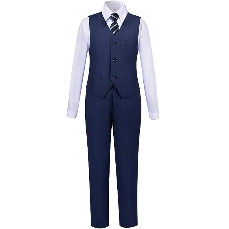 Costumes noirs bleu marine pour garçons