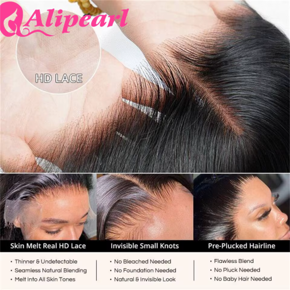 Perruque Lace Front Wig Body Wave brésilienne-ALIPEARL