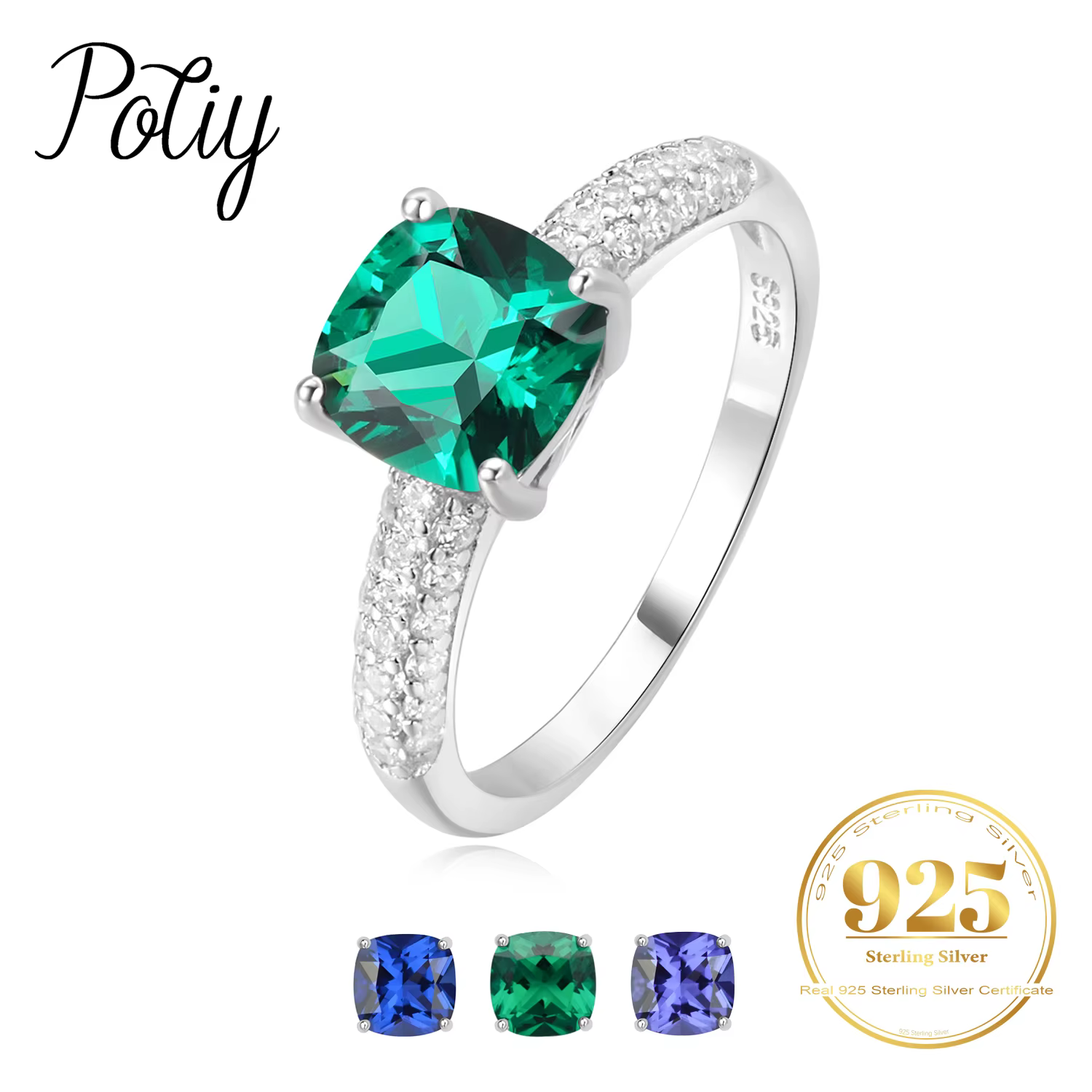Bague solitaire Potiy 2