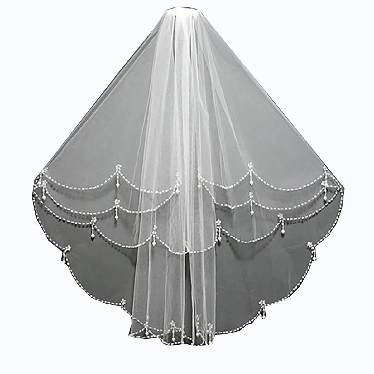 Voile de mariage pour femmes avec peigne