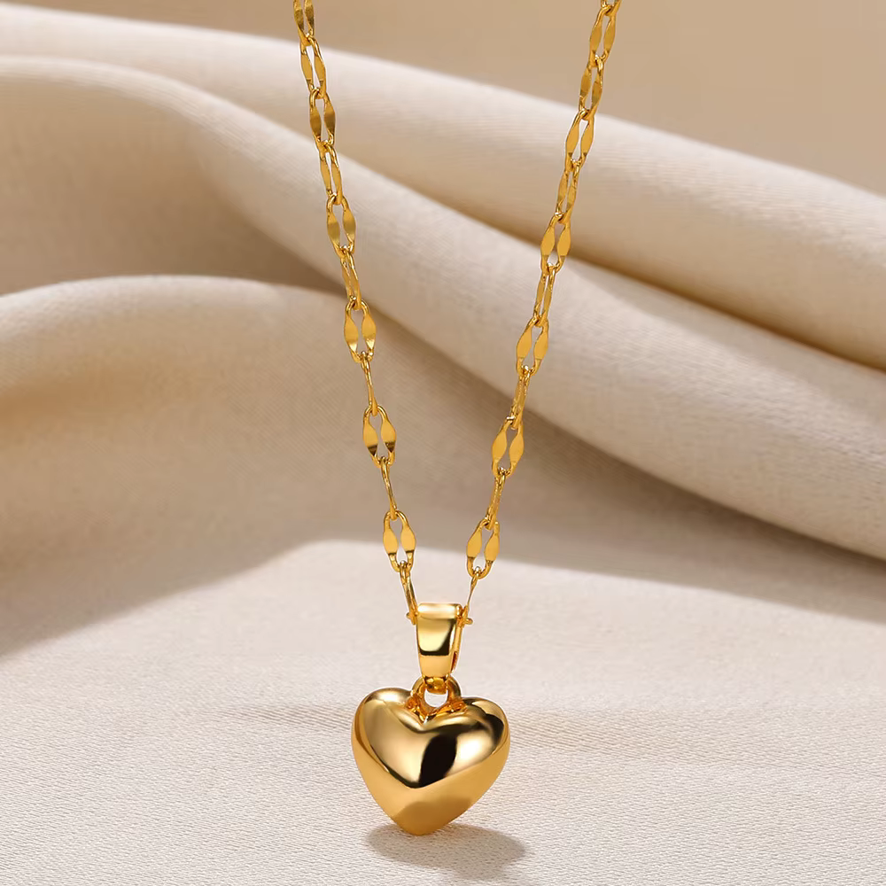 Collier cœur d'amour pour femmes