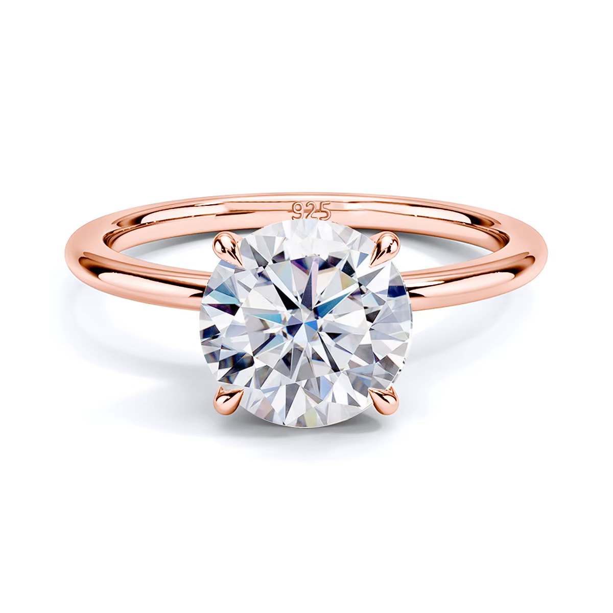 Szjinao – bague en Moissanite couleur
