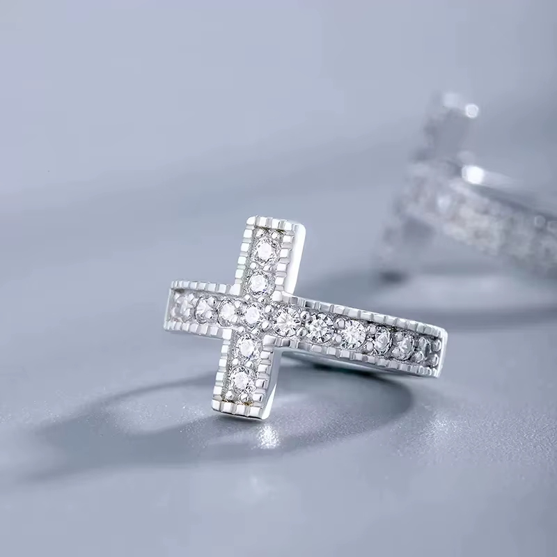 Huitan – boucles d'oreilles circulaires croisées délicates pour femmes/hommes