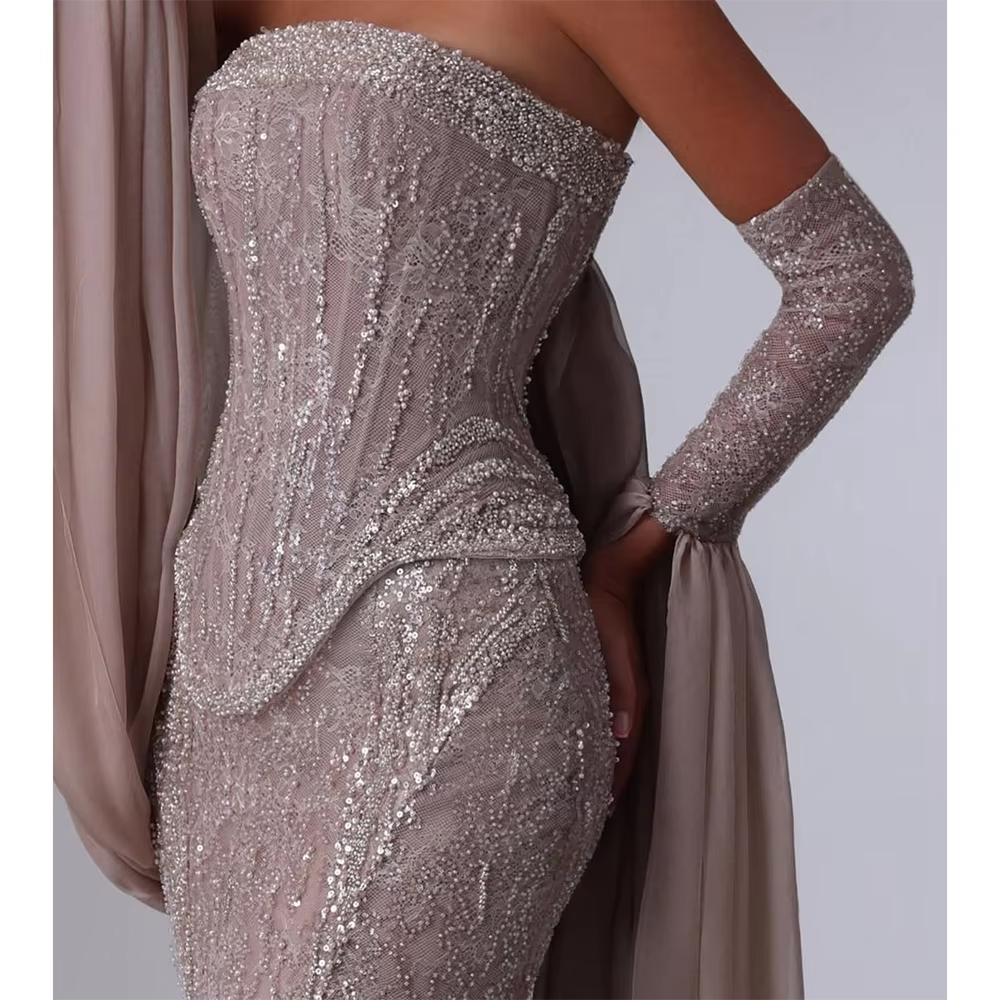 Robe de soirée de luxe pour femmes de dubaï