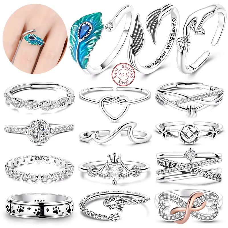 Bagues en argent Sterling 925