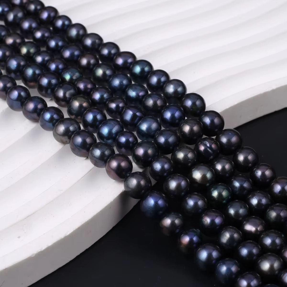 Perles baroques naturelles d'eau douce noires rondes pour la fabrication de bijoux, accessoires pour colliers et bracelets
