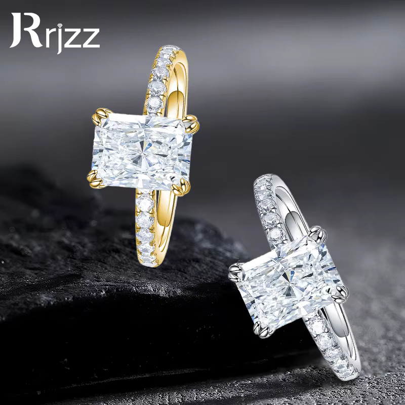 Rrjzz – bague de fiançailles en zircone cubique pour femmes