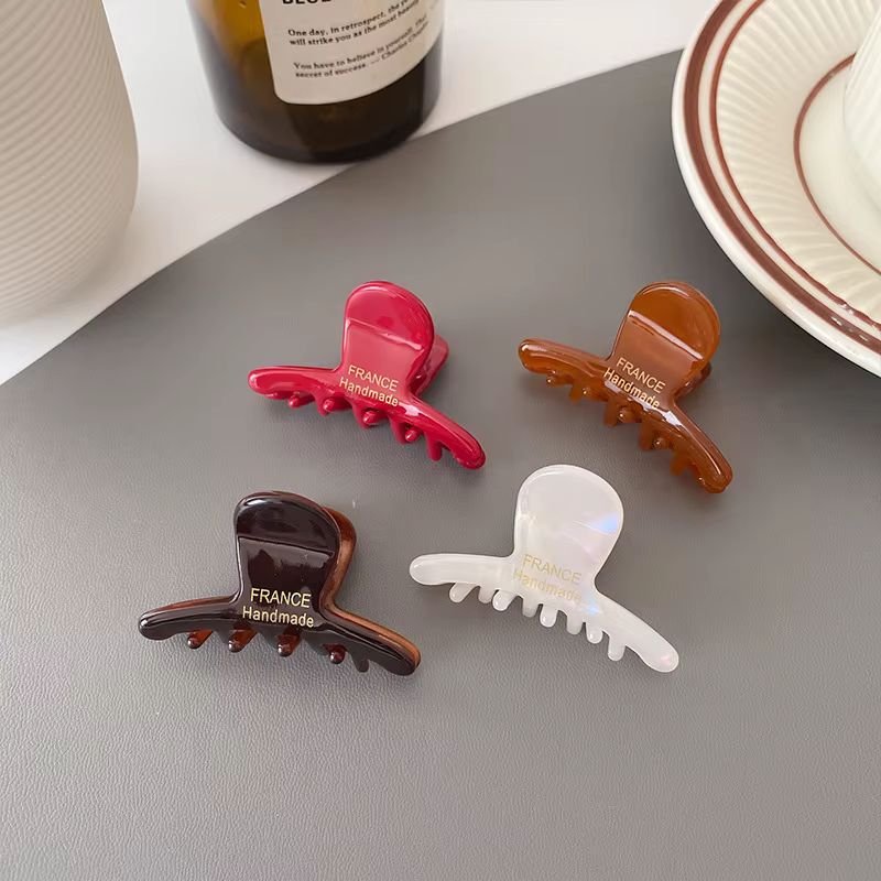 Barrettes à cheveux en acétate pour femmes