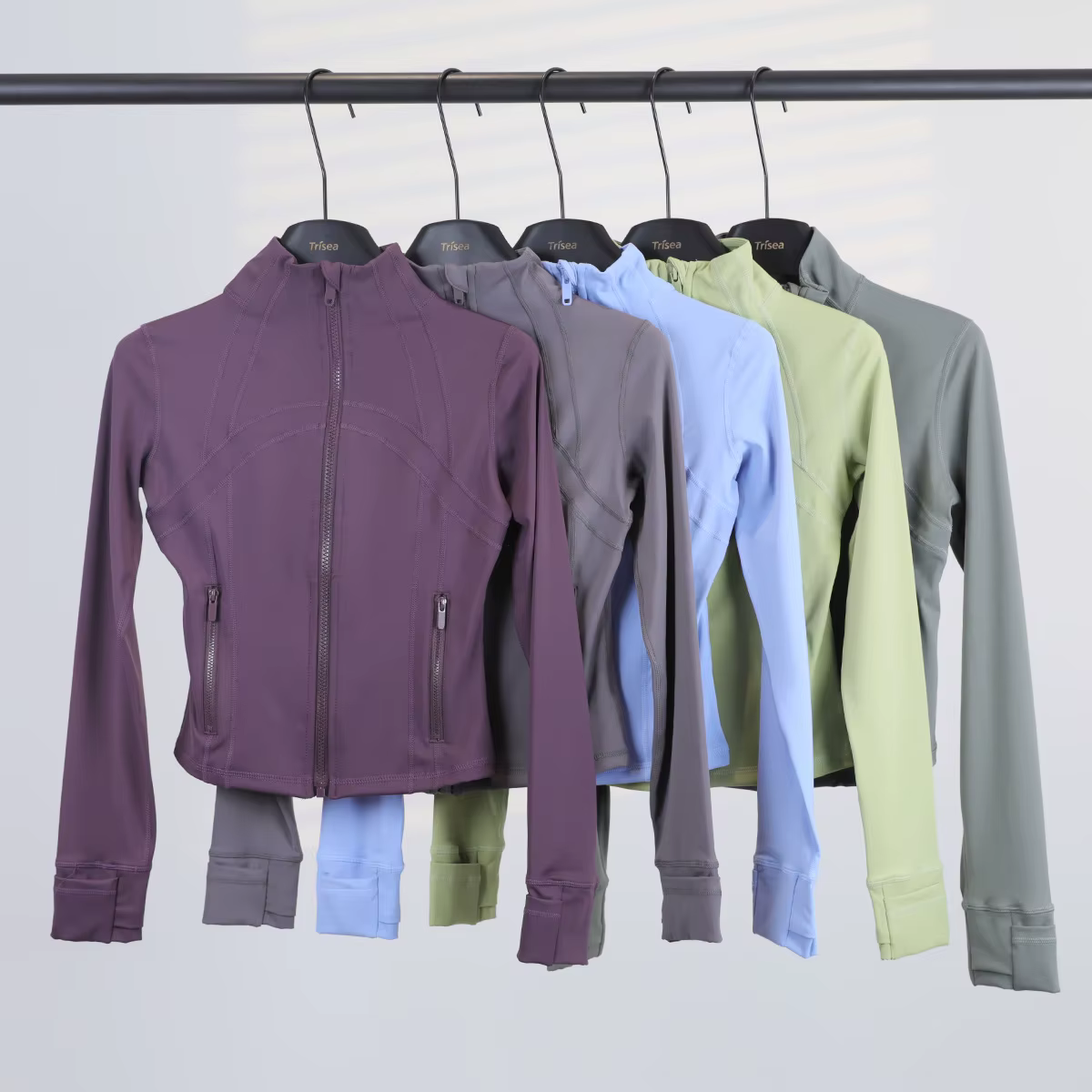 Veste courte à col montant pour femmes