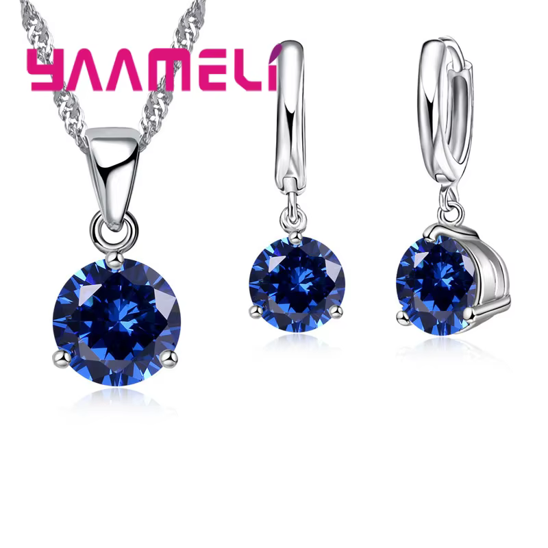 Ensemble de bijoux en argent Sterling 925