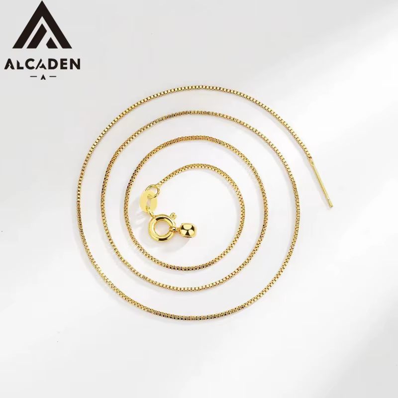 Collier élégant en chaîne dorée, bijoux classiques durables, longueur réglable, idée cadeau