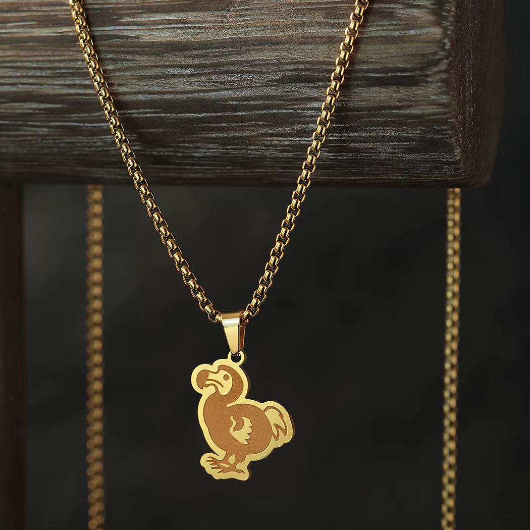 Kinitial Extinct Dodo – colliers en caoutchouc pour femmes