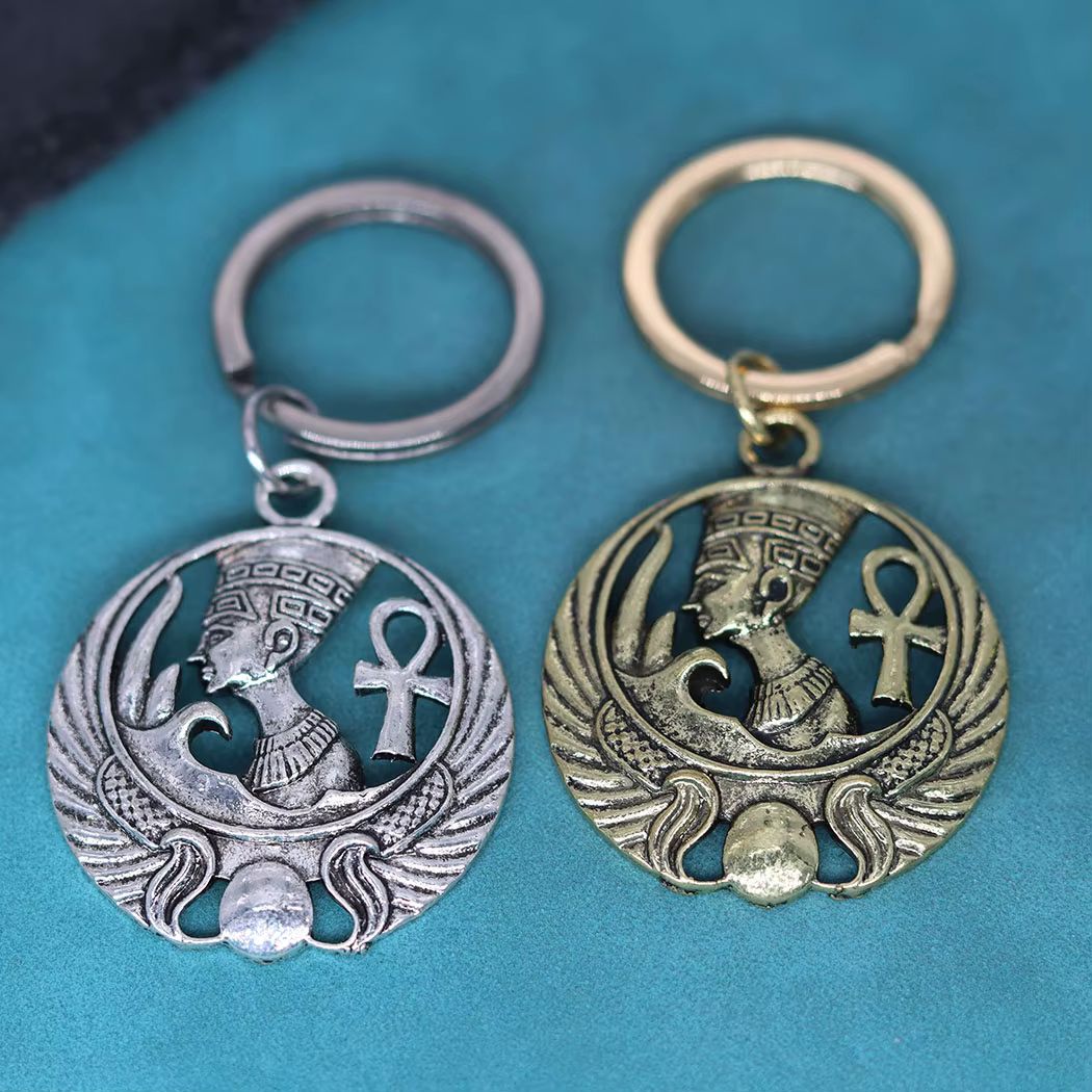 Porte-clés Talisman de la reine égyptienne antique pour femmes