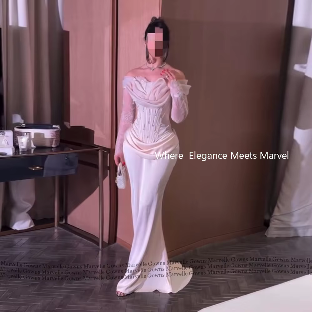 MG Custom – robe de soirée blanche élégante