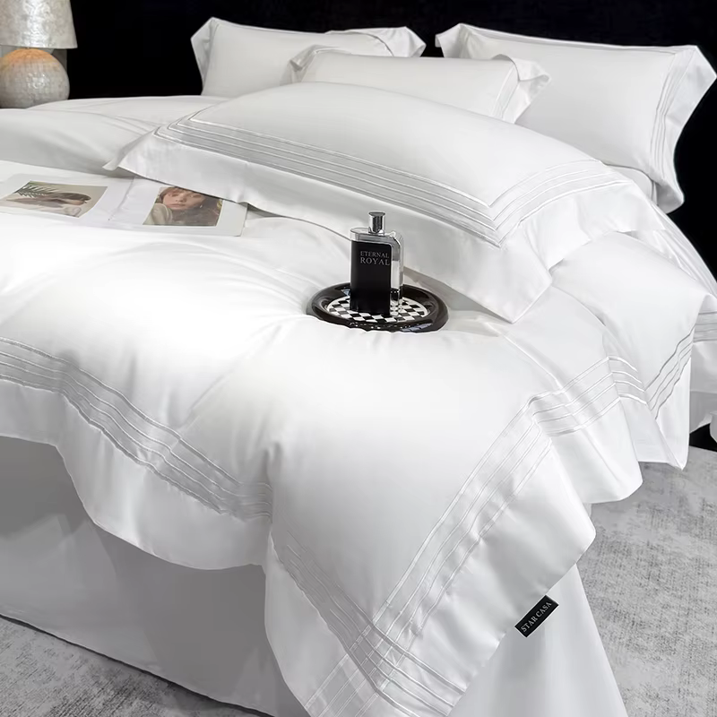 Ensemble de literie de luxe 100% coton égyptien