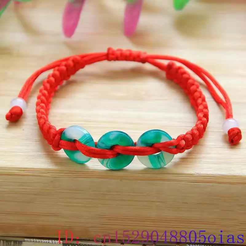 Bracelet beignet en Jade véritable