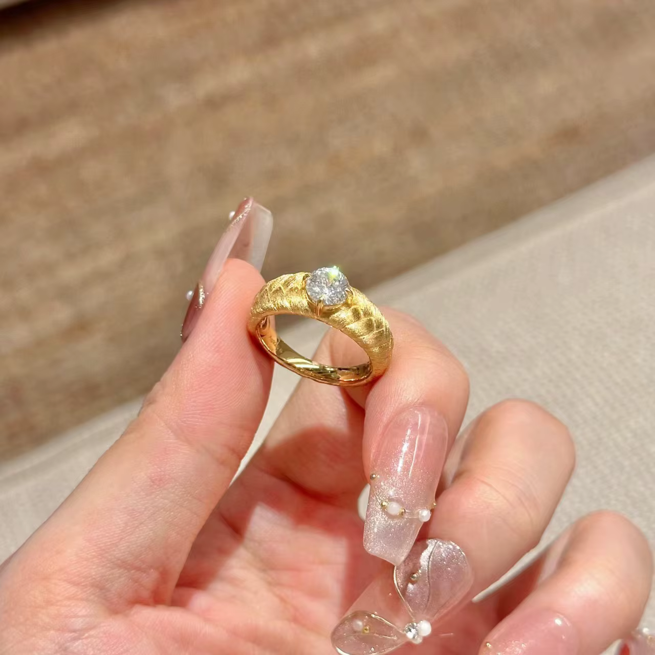 Foydjew – bagues en Zircon plaqué or 18 carats