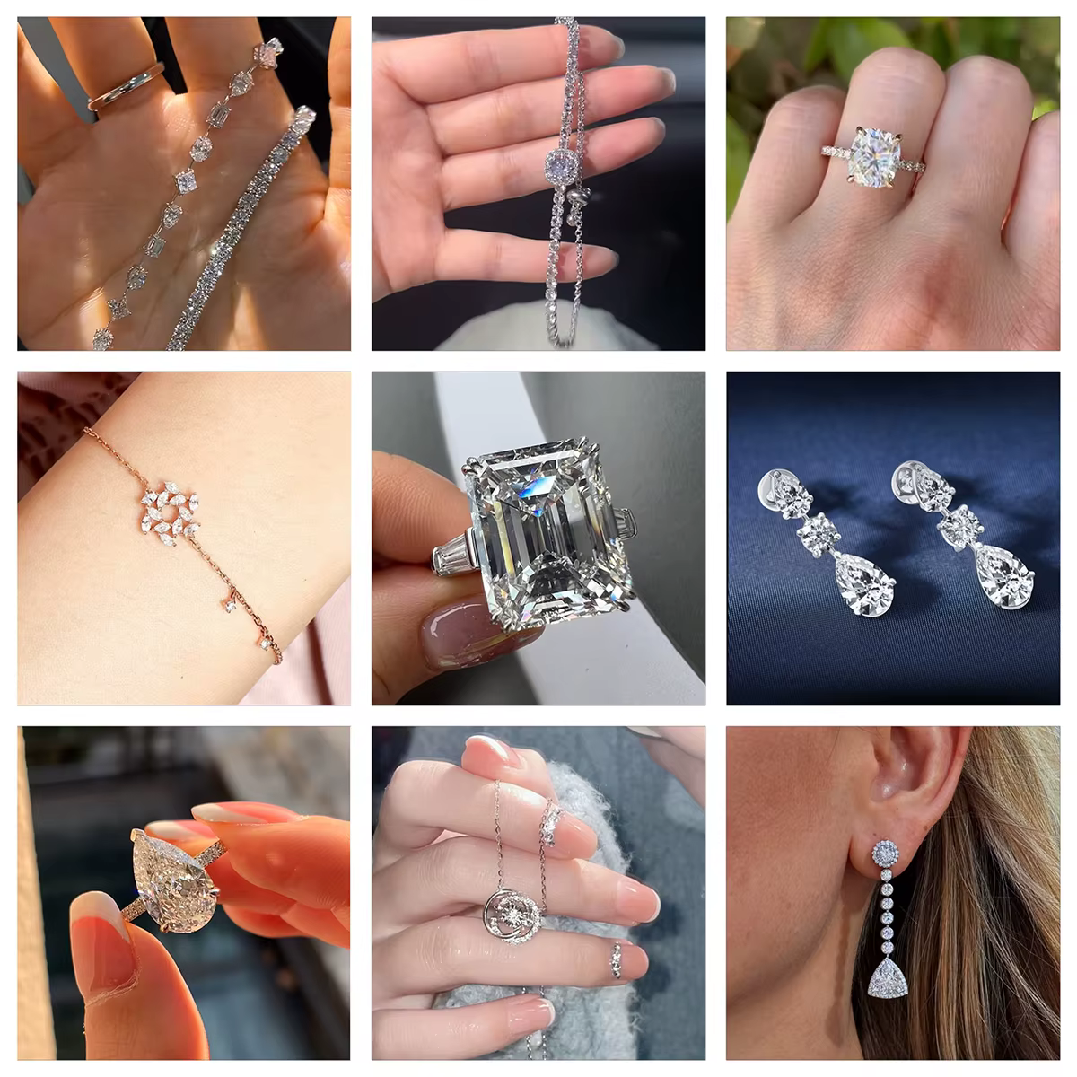 Diamant de taille princesse