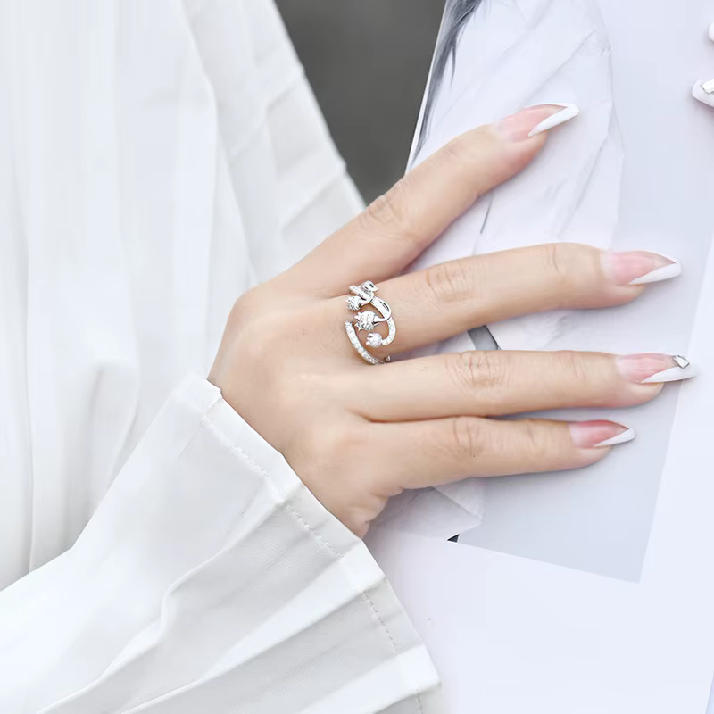 Huretailers-Bague d'ouverture chic de paupières pour femme