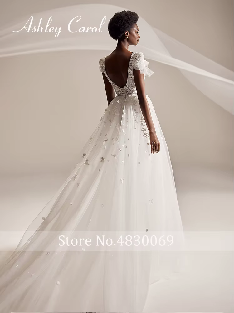 Ashley Carol-Robes de mariée A-Line pour femmes
