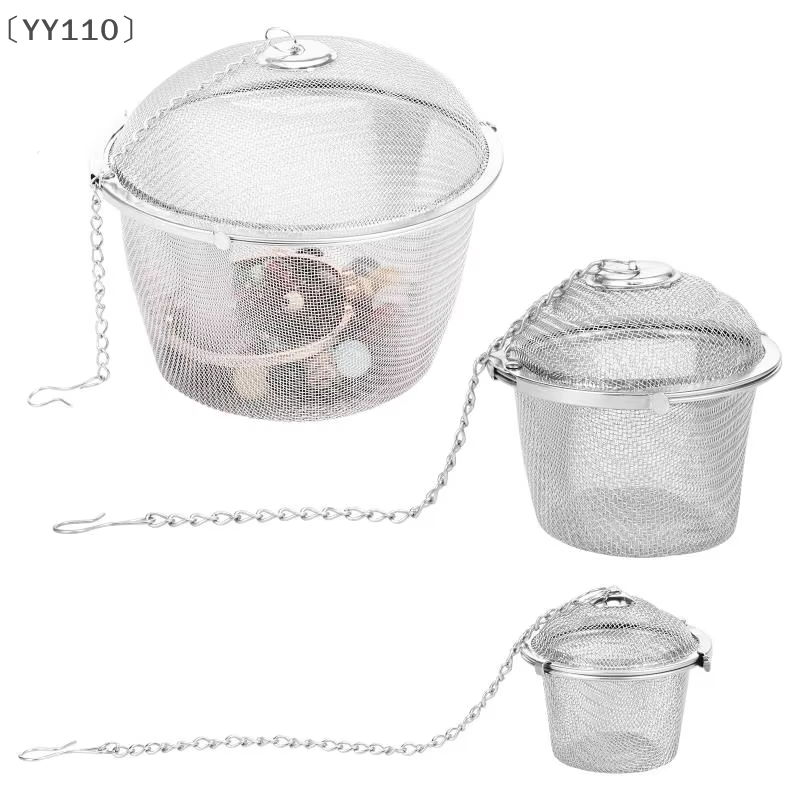 MaveraYY110 Panier de nettoyage de bijoux en acier inoxydable avec serrure et crochet Solution
