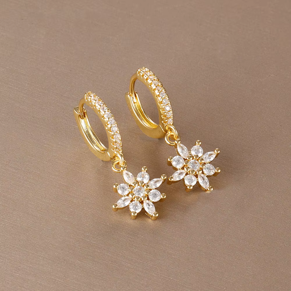 Boucles d'oreilles de luxe en acier inoxydable pour femmes
