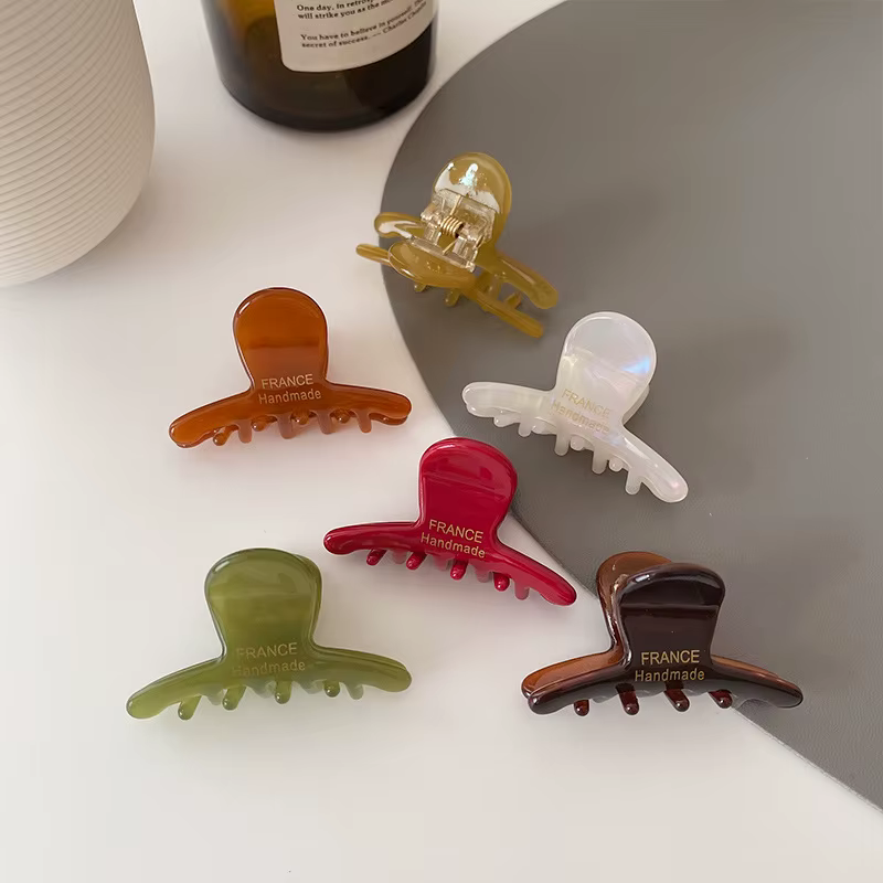 Barrettes à cheveux en acétate pour femmes