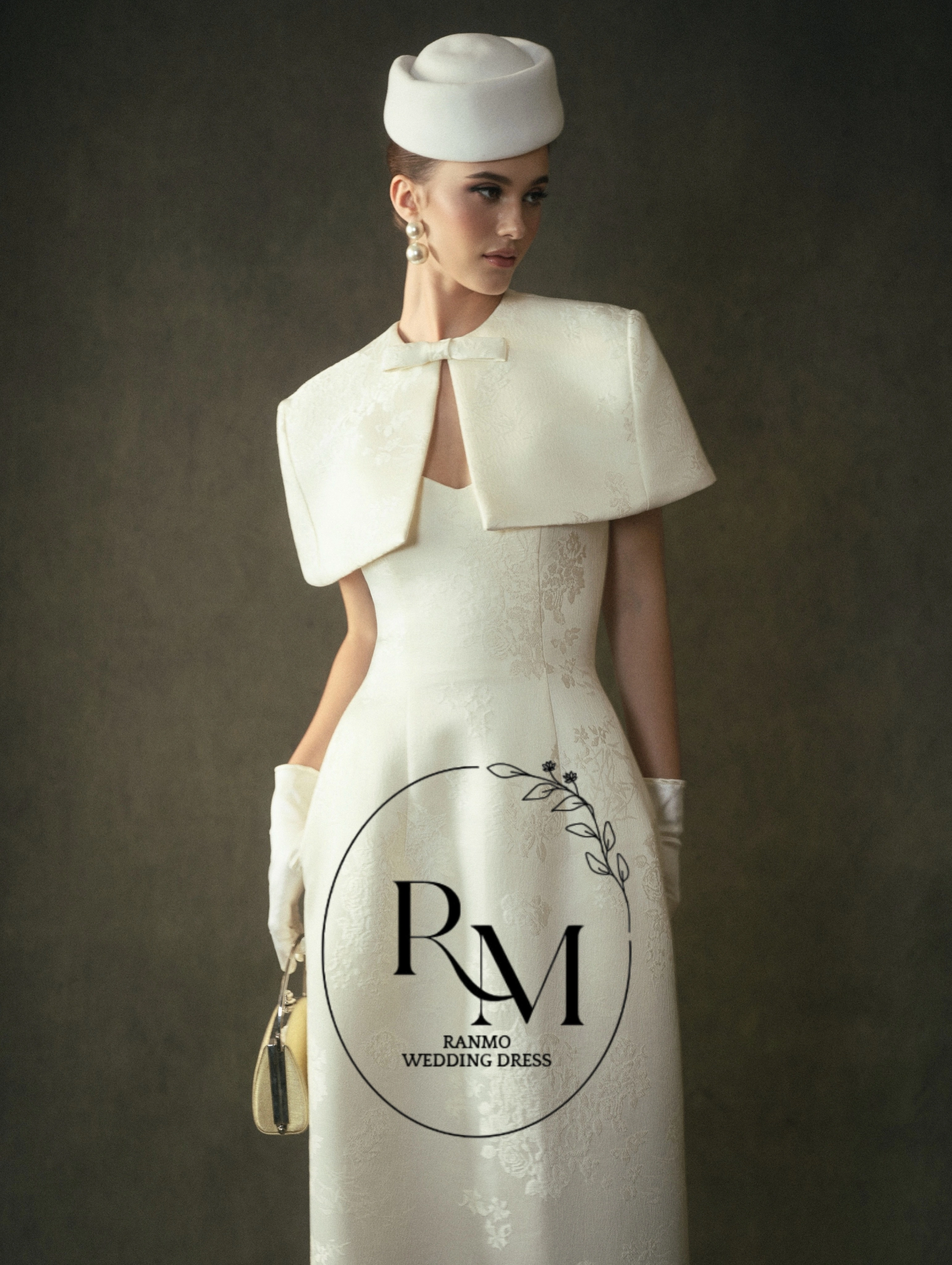 Robes de mariée jacquard sirène Ranmo Modern 2026 avec veste