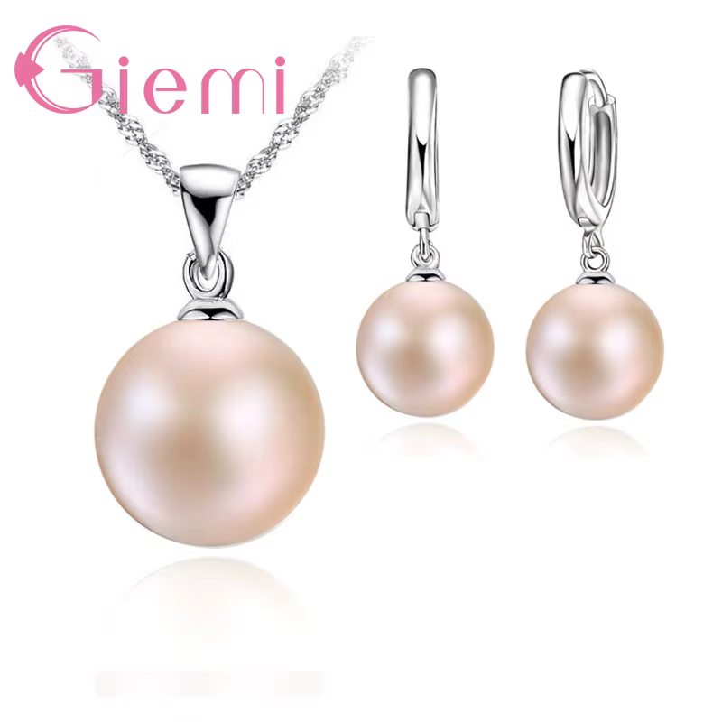 Ensemble de bijoux de luxe en argent regardé 925 pour femme
