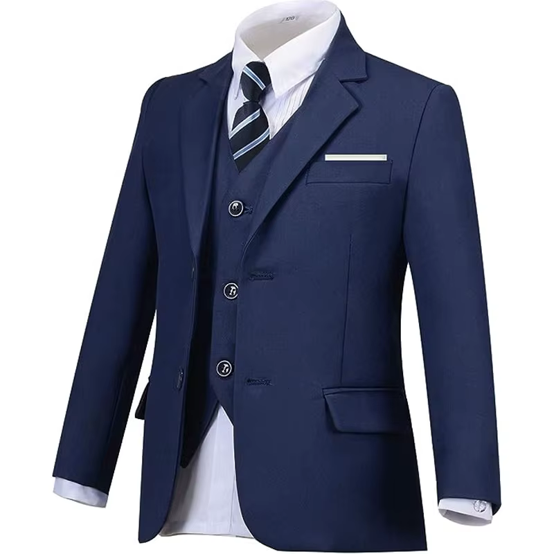 Costumes noirs bleu marine pour garçons