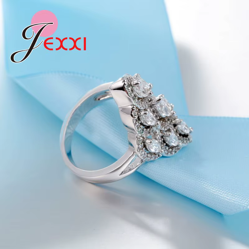 Bagues de fiançailles de mariage de luxe pour femmes