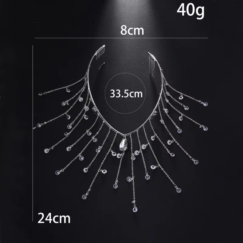 Accessoire de cheveux en maille européenne