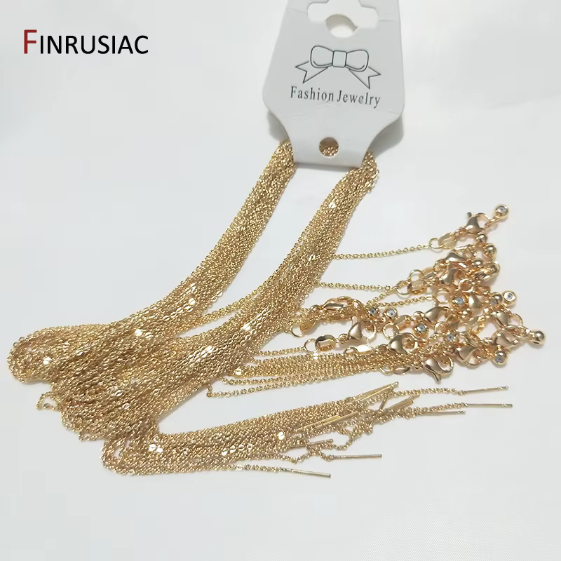 Collier/Bracelet réglable plaqué or véritable de haute qualité
