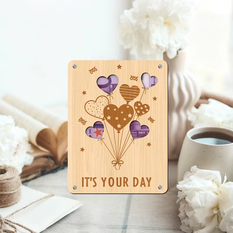 Carte de vœux de mariage
