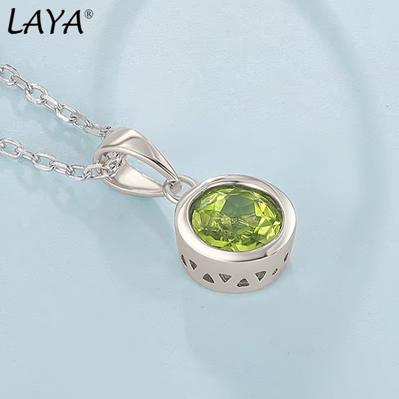Collier pendentif en argent regardé 925 pour femme