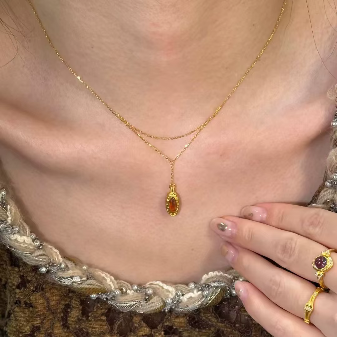 Collier ras du cou en argent regardé 925 pour femme