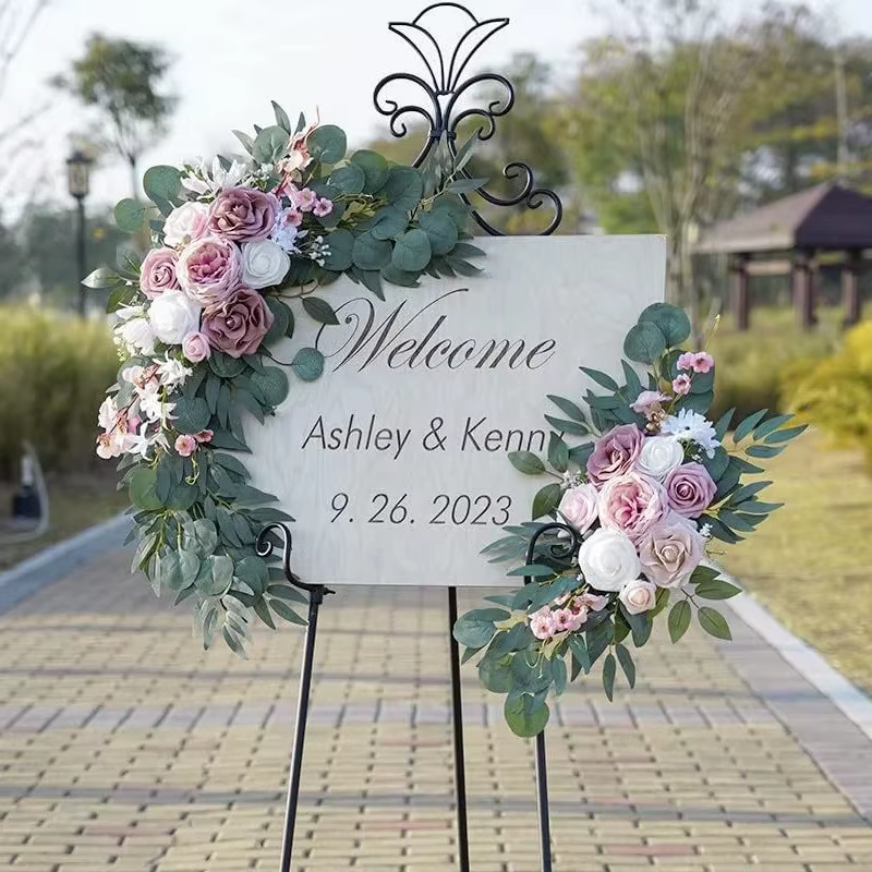 2 pièces de fleurs décoratives pour mariage