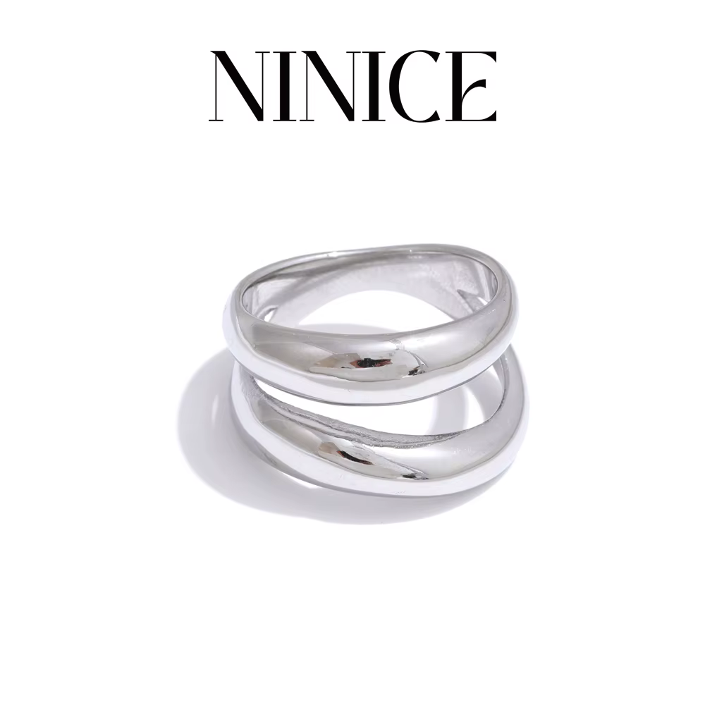 Carrick Carrick – bague chaîne en acier inoxydable pour femmes