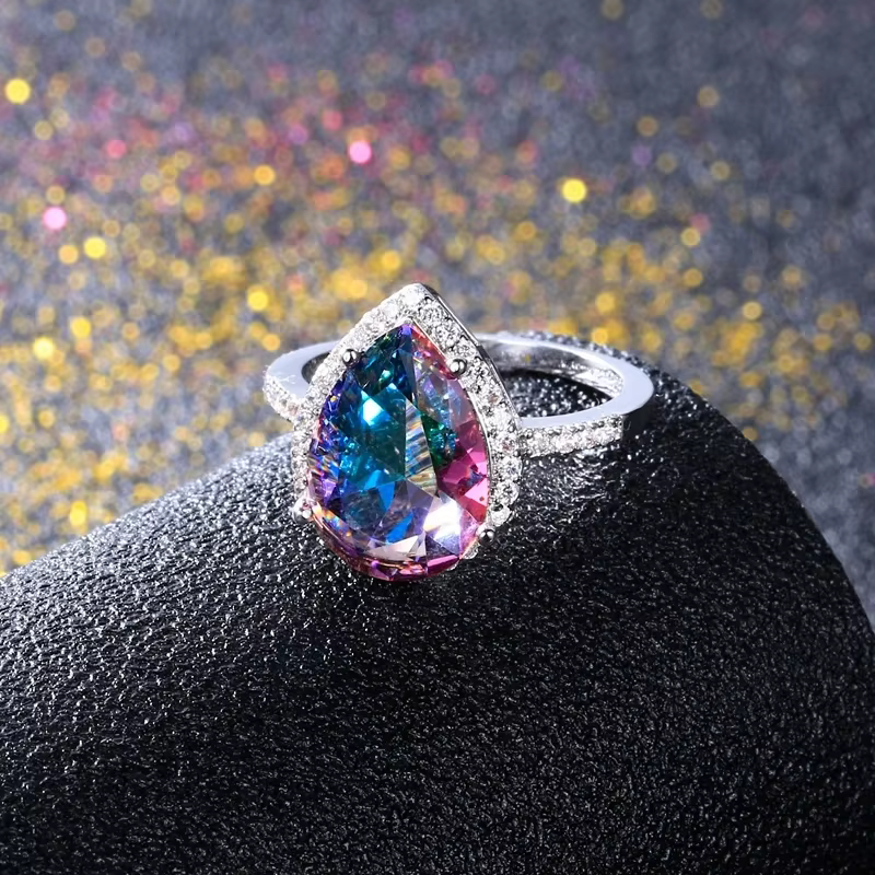 Bague en argent plaqué pour femme