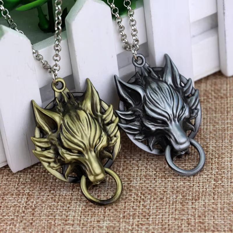 Collier Final Fantasy VIII Cœur de Lion Dormant Griever Squall Leonhart Pendentifs Tête