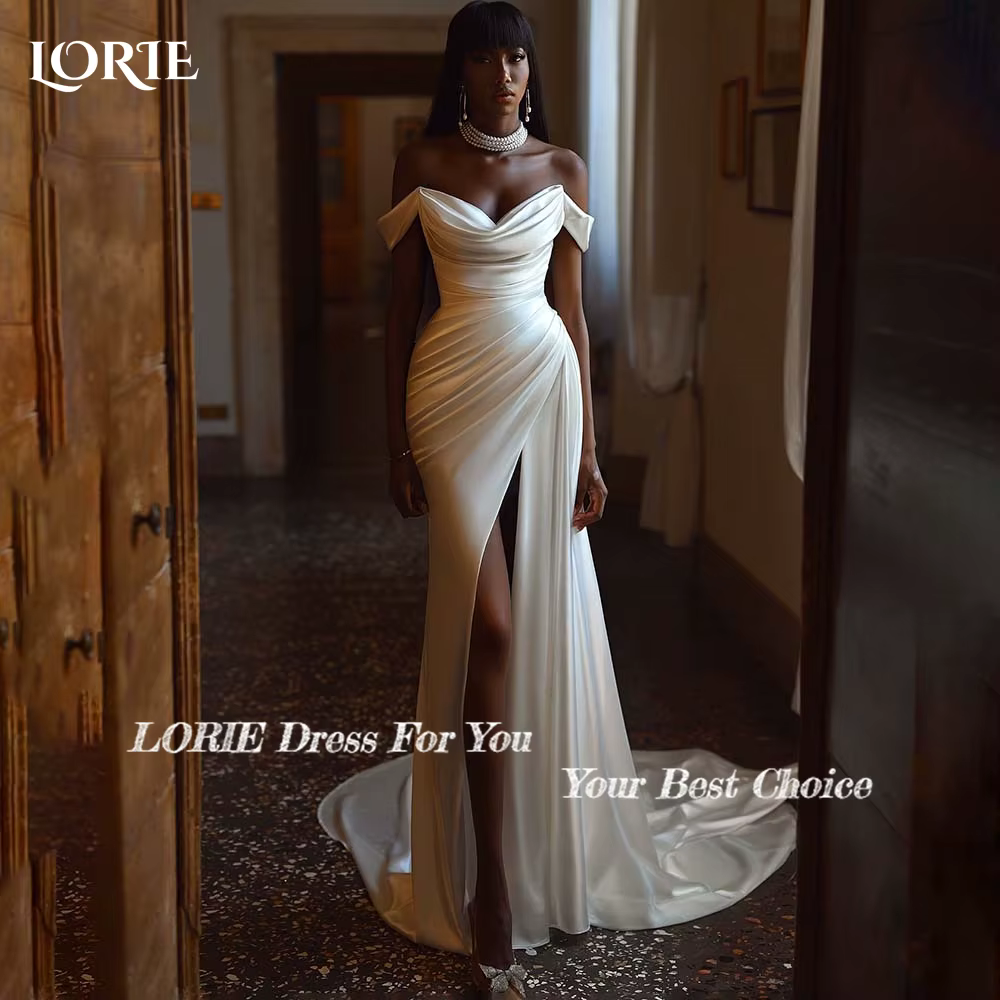 Robe de Mariée Élégante Plissée