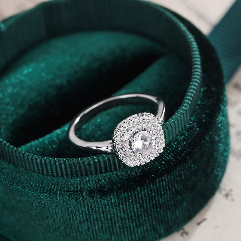 Bague plaquée argent 925 pour femme