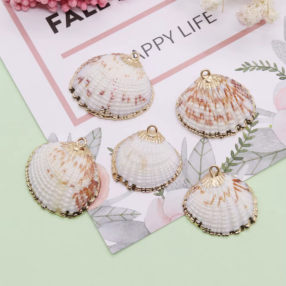Bijoux bohèmes en coquillage d'eau douce naturel pour femmes