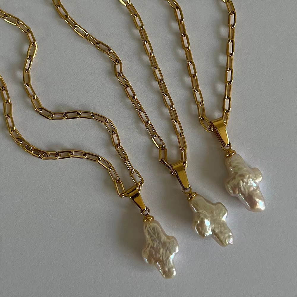 Collier Baroque en perles naturelles pour femmes