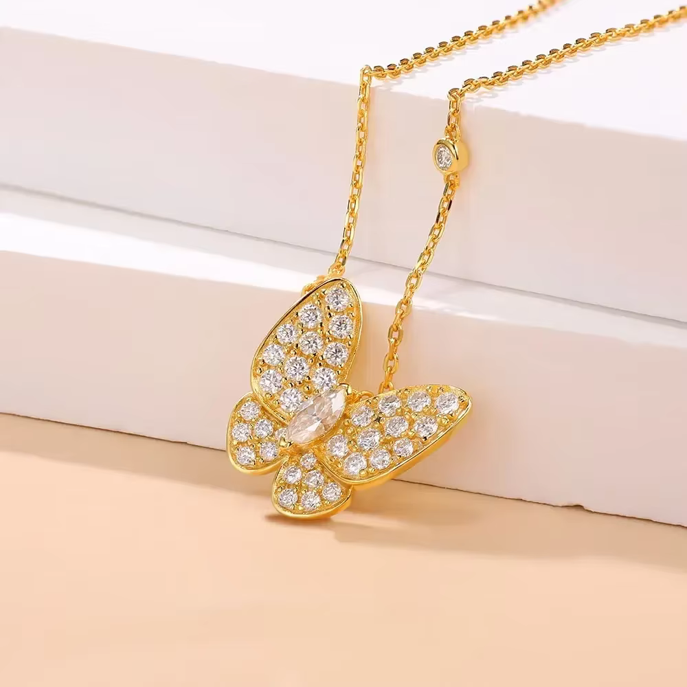 Collier Moissanite en Argent Sterling 925