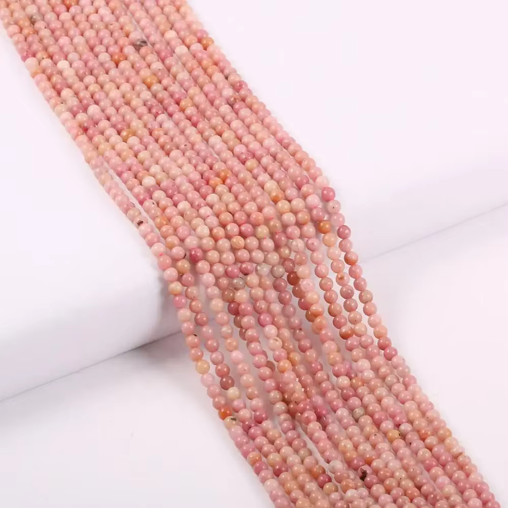 Perles en Pierre Naturelle Rhodochrosite pour Bijoux