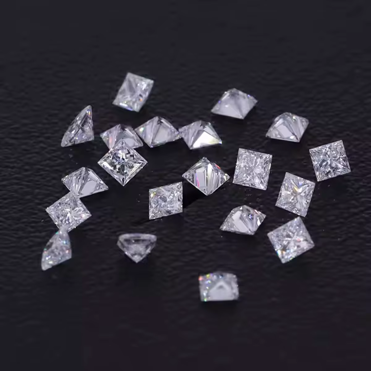 Diamant de taille princesse