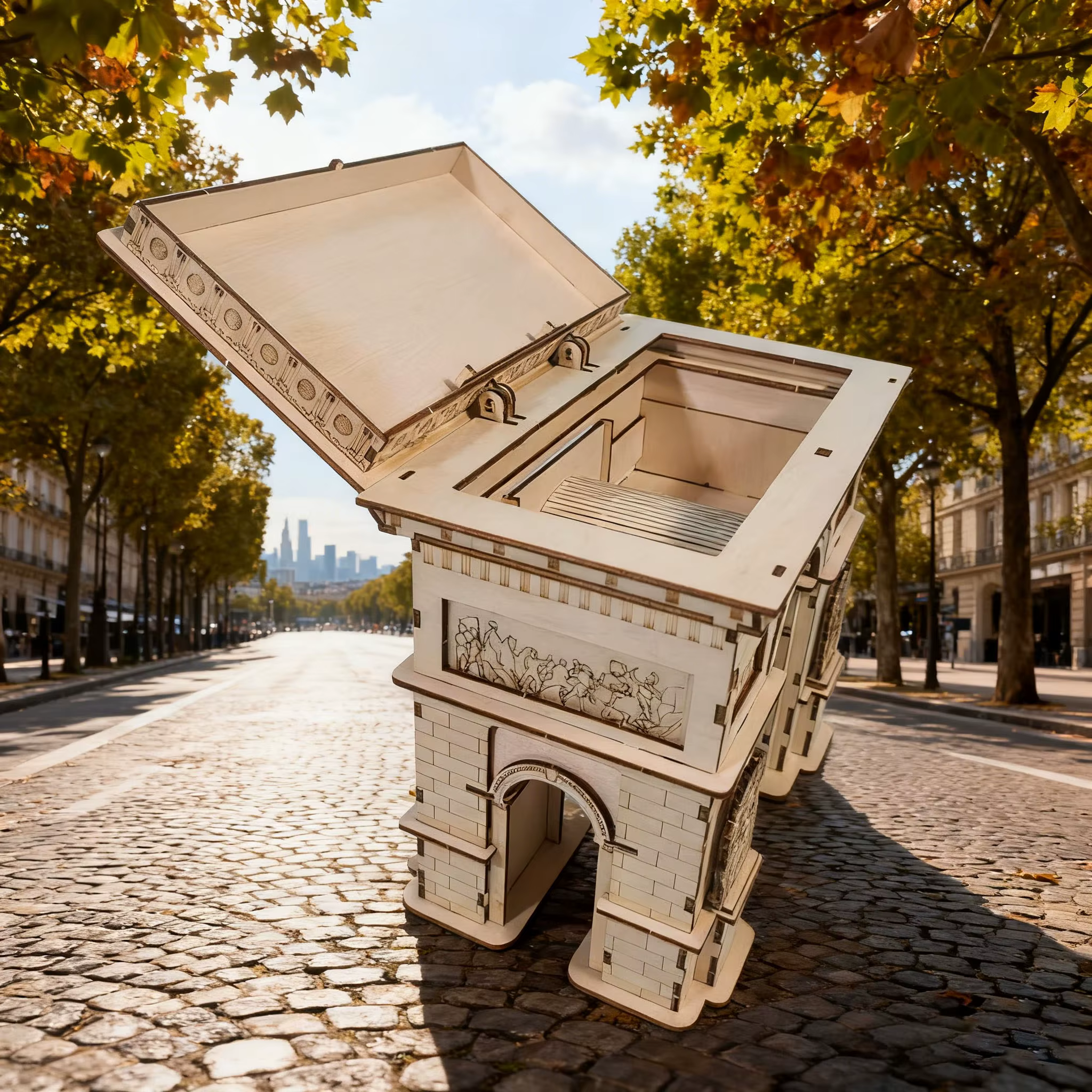Arc de triomphe en bois